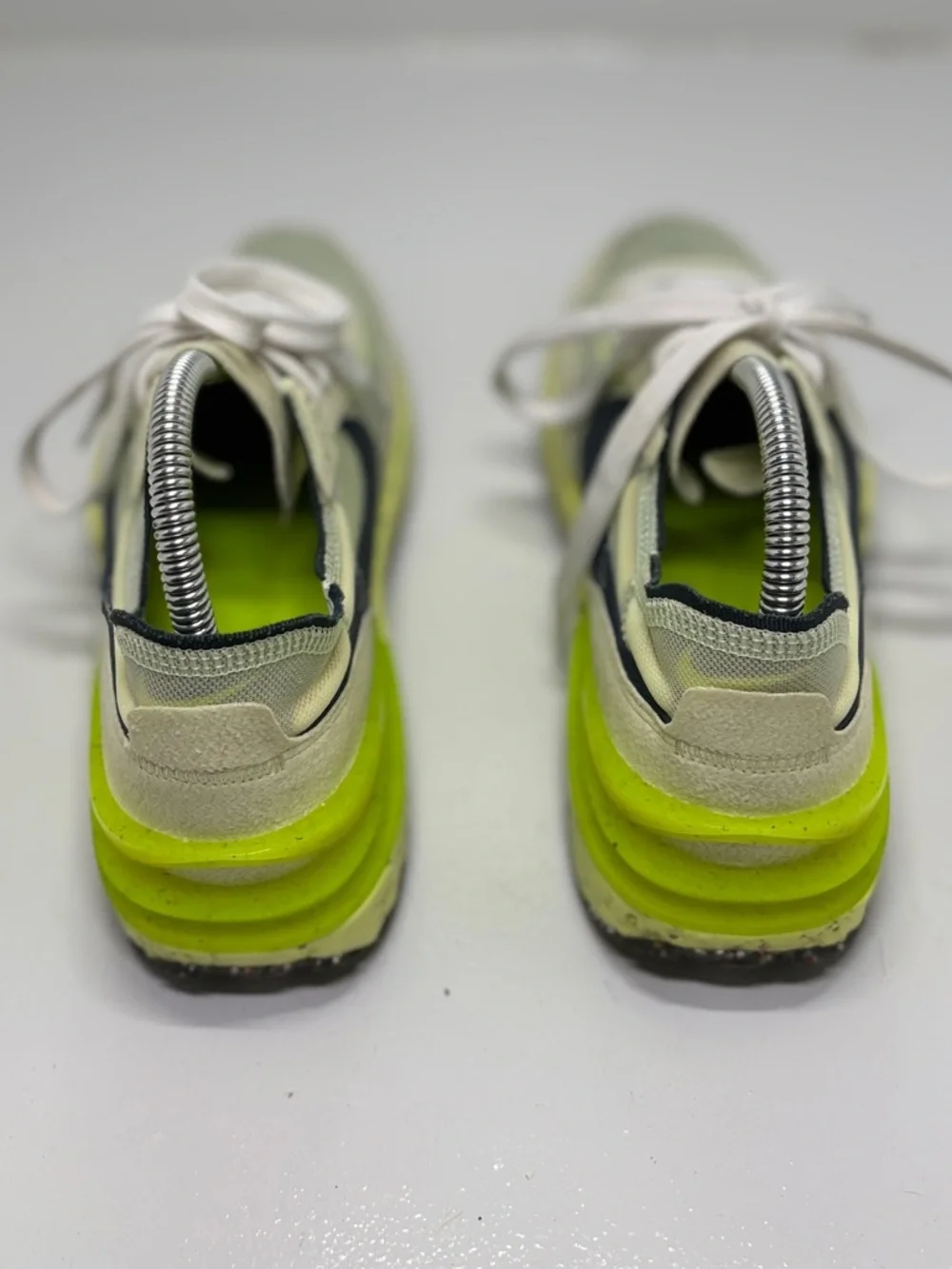 Nike Waffle One Volt Green Mesh Suede Sneakers Men’s 6.5 Trail Style Running S